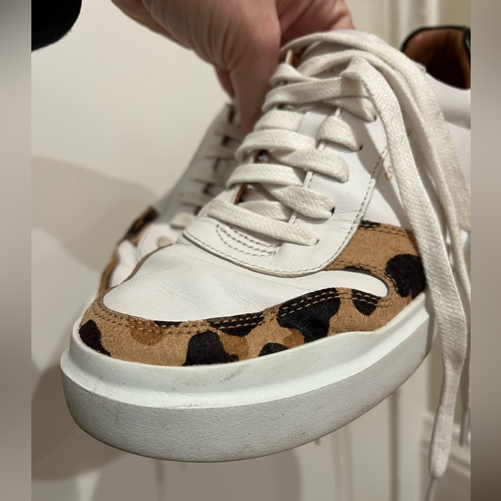 Cole Haan “Grand Pro Rally” leopard trim sneakers - Picture 2 of 9